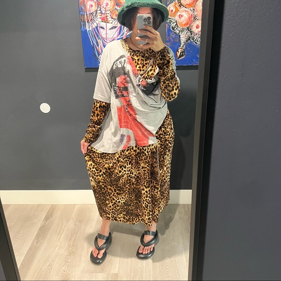 JUNYA WATANABE Sex Pistols Leopard Dress - Picture 3 of 6